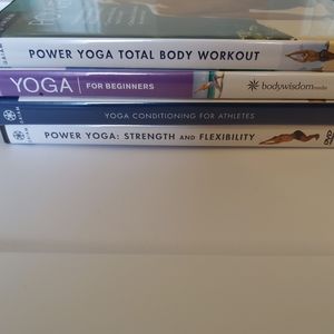 Set of yoga DVD's
